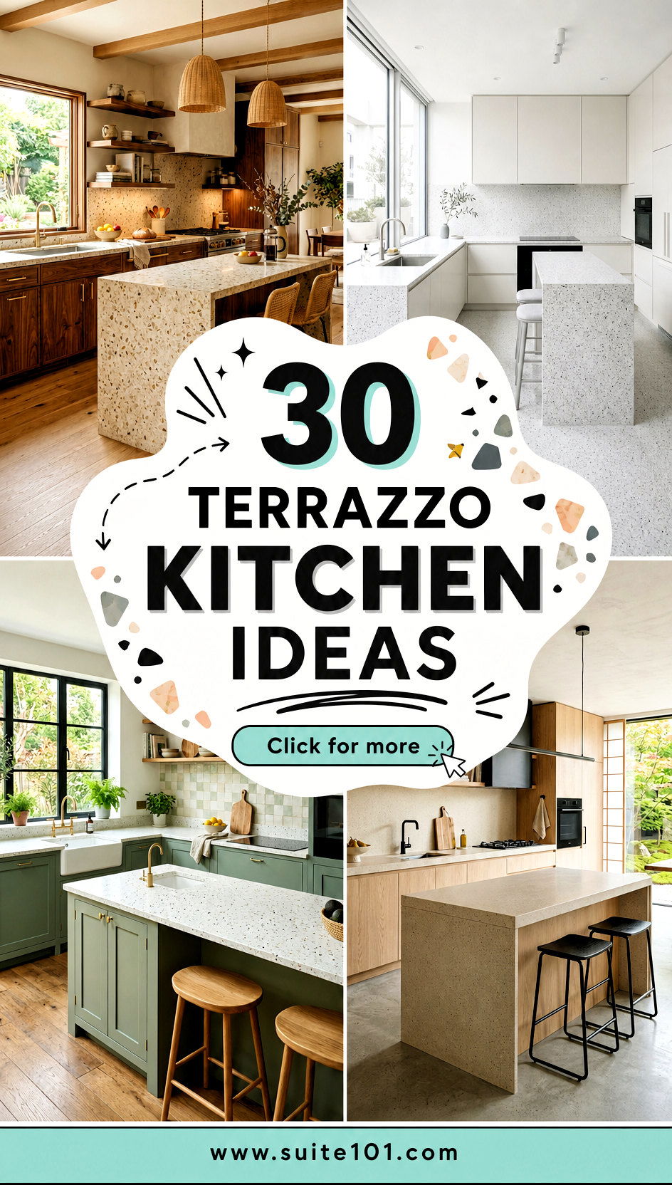 30 Terrazzo Kitchen Ideas for Bold Countertops and Style - 30 Terrazzo Kitchen Ideas for Bold Countertops and Style