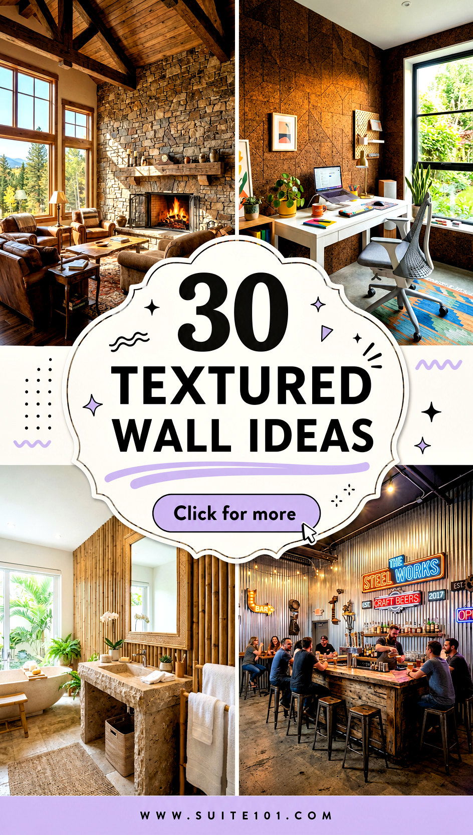 30 Textured Wall Ideas to Transform Any Room With Depth - 30 Textured Wall Ideas to Transform Any Room With Depth