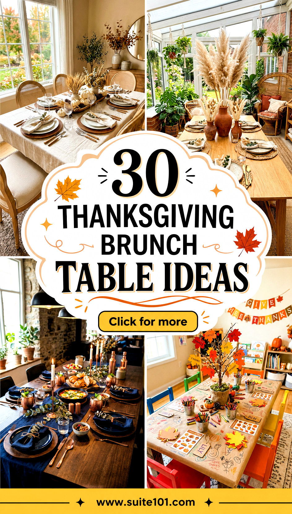 30 Thanksgiving Brunch Table Ideas That Wow Your Guests - 30 Thanksgiving Brunch Table Ideas That Wow Your Guests