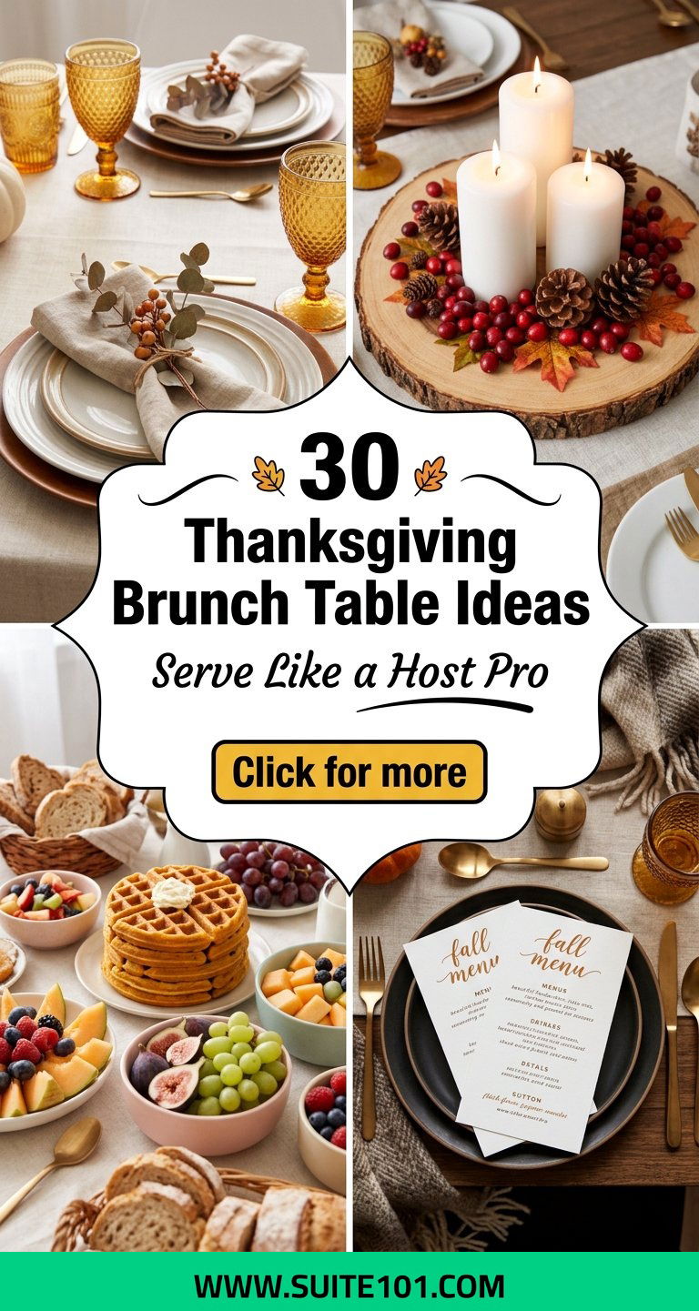 30 Thanksgiving Brunch Table Ideas That Wow Your Guests - 30 Thanksgiving Brunch Table Ideas That Wow Your Guests