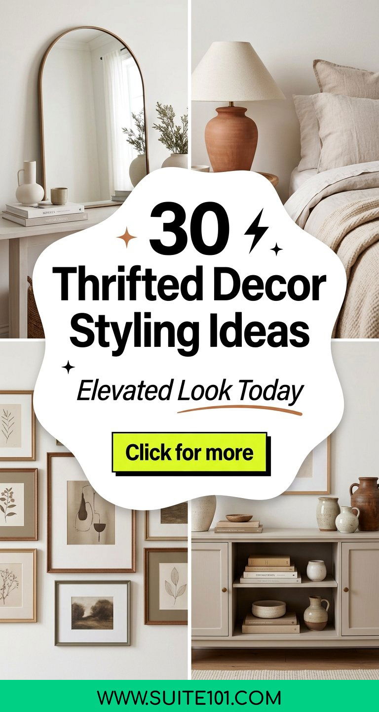 30 Thrifted Decor Styling Ideas for an Elevated Look Today - 30 Thrifted Decor Styling Ideas for an Elevated Look Today