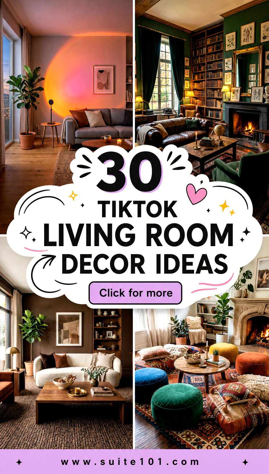 30 TikTok Living Room Decor Ideas for a Cozy Viral Style - 30 TikTok Living Room Decor Ideas for a Cozy Viral Style