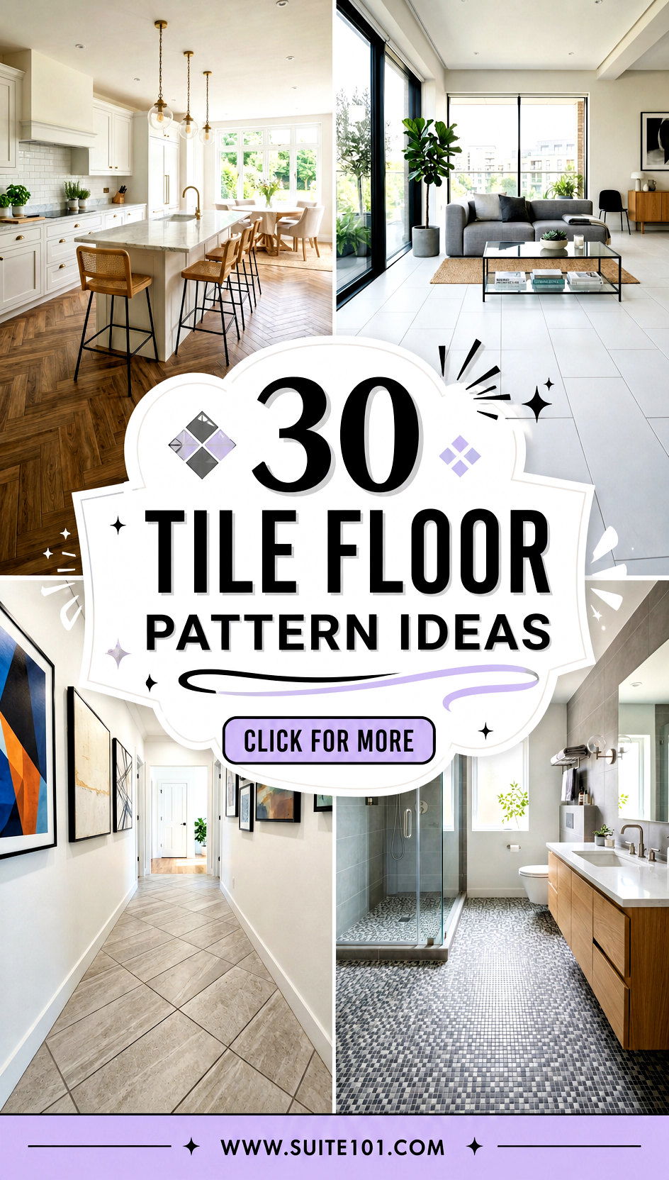 30 Tile Floor Pattern Ideas to Instantly Upgrade Any Room - 30 Tile Floor Pattern Ideas to Instantly Upgrade Any Room