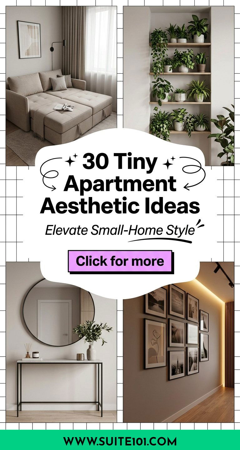 30 Tiny Apartment Aesthetic Ideas to Elevate Your Everyday - 30 Tiny Apartment Aesthetic Ideas to Elevate Your Everyday