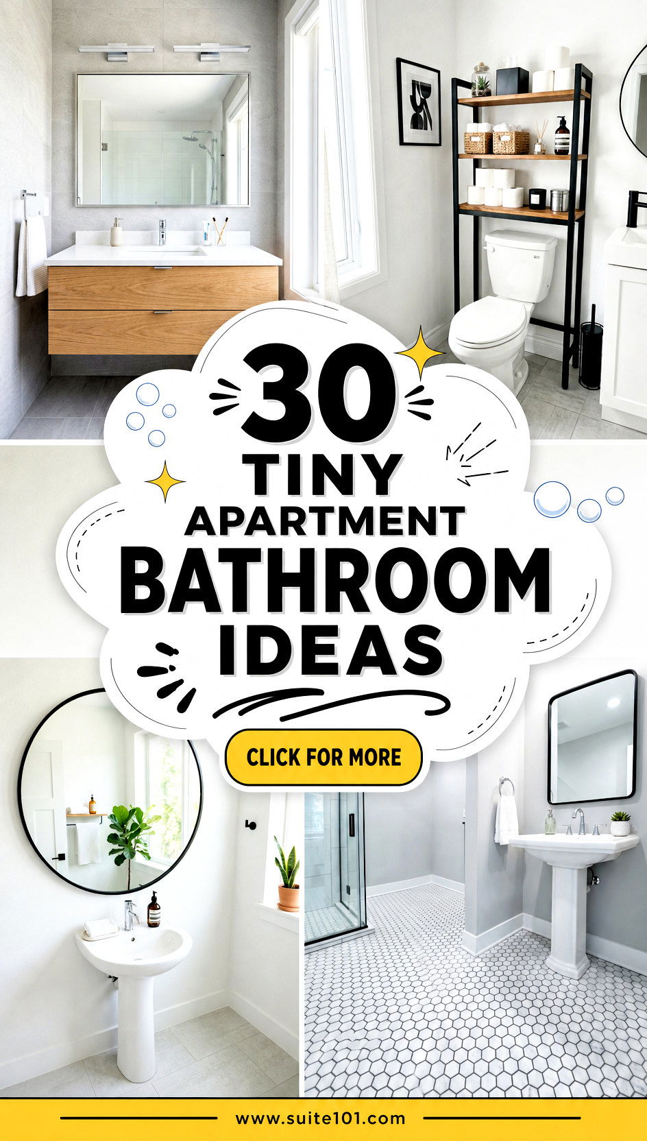 30 Tiny Apartment Bathroom Ideas to Maximize Space and Style - 30 Tiny Apartment Bathroom Ideas to Maximize Space and Style