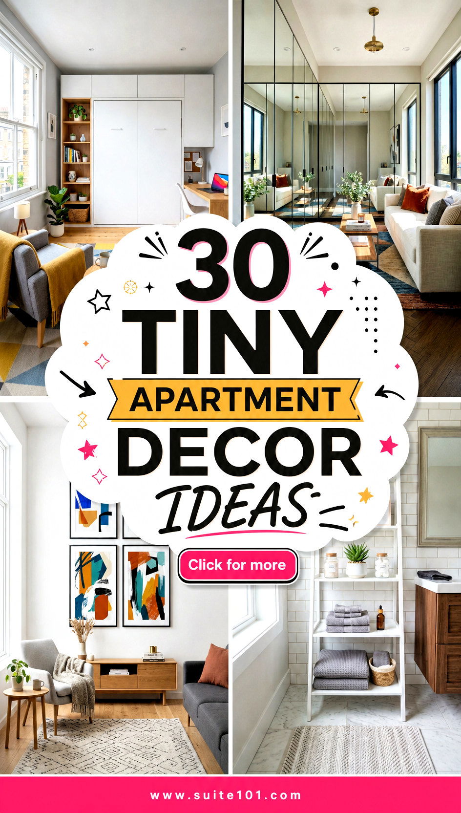 30 Tiny Apartment Decor Ideas for Big Style in Small Spaces - 30 Tiny Apartment Decor Ideas for Big Style in Small Spaces