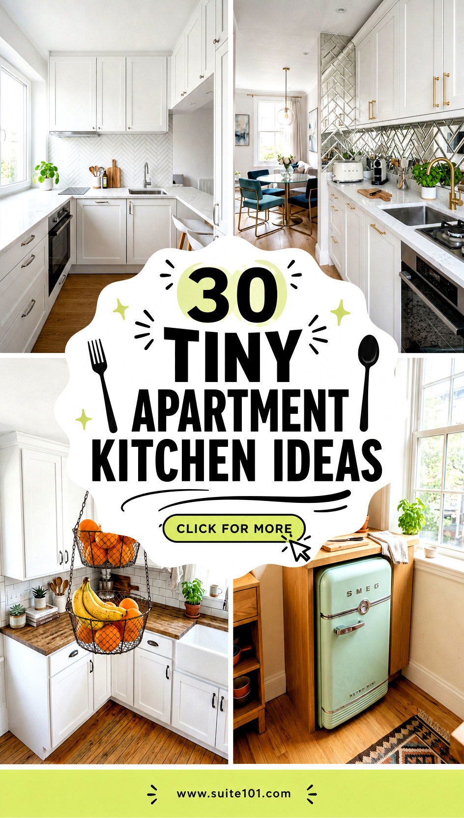 30 Tiny Apartment Kitchen Ideas to Cook More in Less Space - 30 Tiny Apartment Kitchen Ideas to Cook More in Less Space