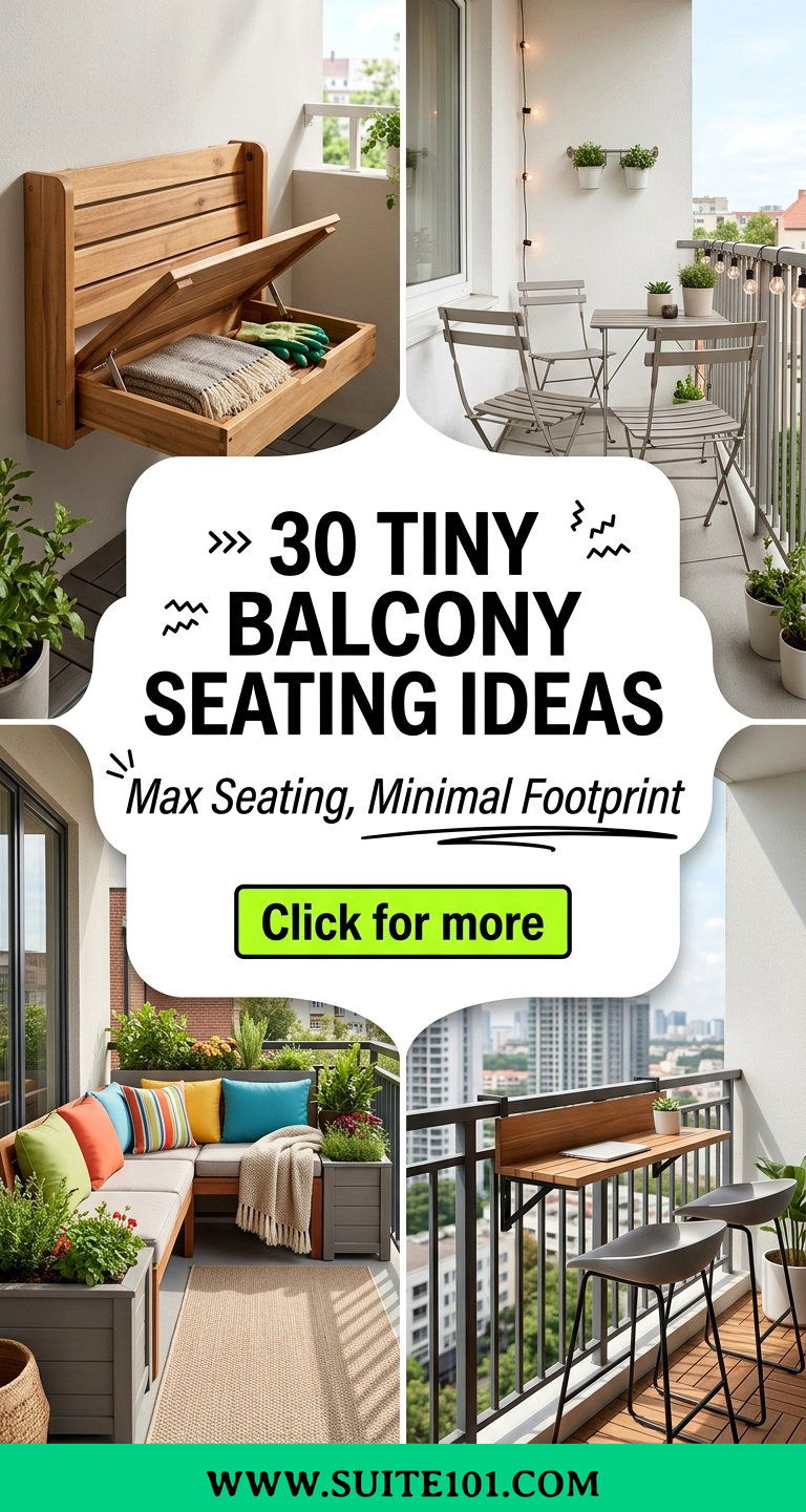 30 Tiny Balcony Seating Ideas That Maximize Every Inch - 30 Tiny Balcony Seating Ideas That Maximize Every Inch