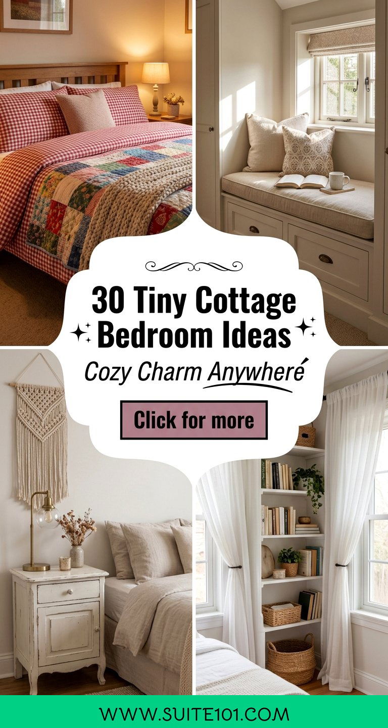 30 Tiny Cottage Bedroom Ideas for Cozy Charm in Any Home - 30 Tiny Cottage Bedroom Ideas for Cozy Charm in Any Home
