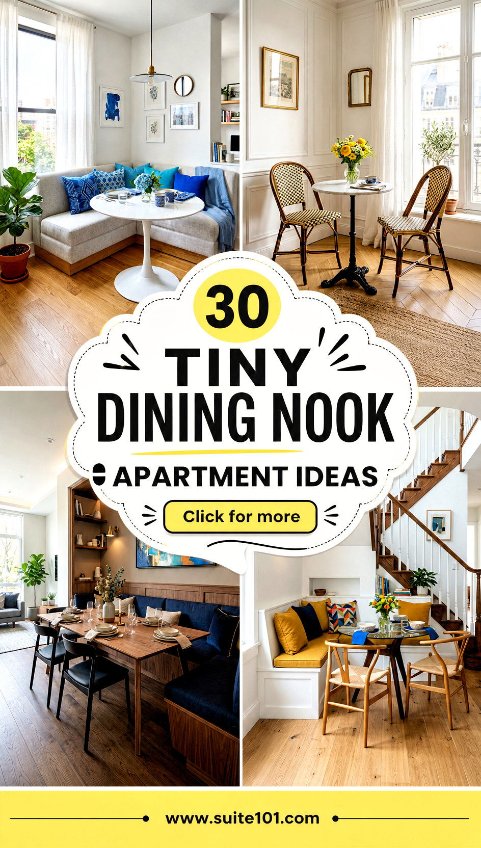 30 Tiny Dining Nook Apartment Ideas to Maximize Small Meals - 30 Tiny Dining Nook Apartment Ideas to Maximize Small Meals