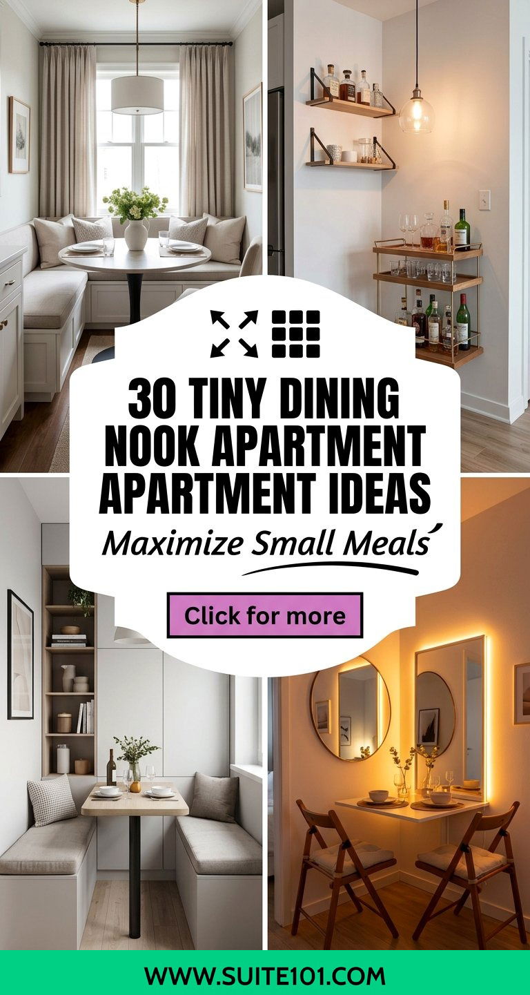 30 Tiny Dining Nook Apartment Ideas to Maximize Small Meals - 30 Tiny Dining Nook Apartment Ideas to Maximize Small Meals