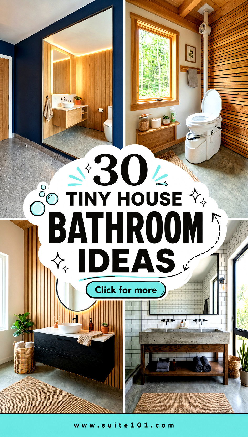 30 Tiny House Bathroom Ideas That Make Small Feel Spa-Like - 30 Tiny House Bathroom Ideas That Make Small Feel Spa-Like