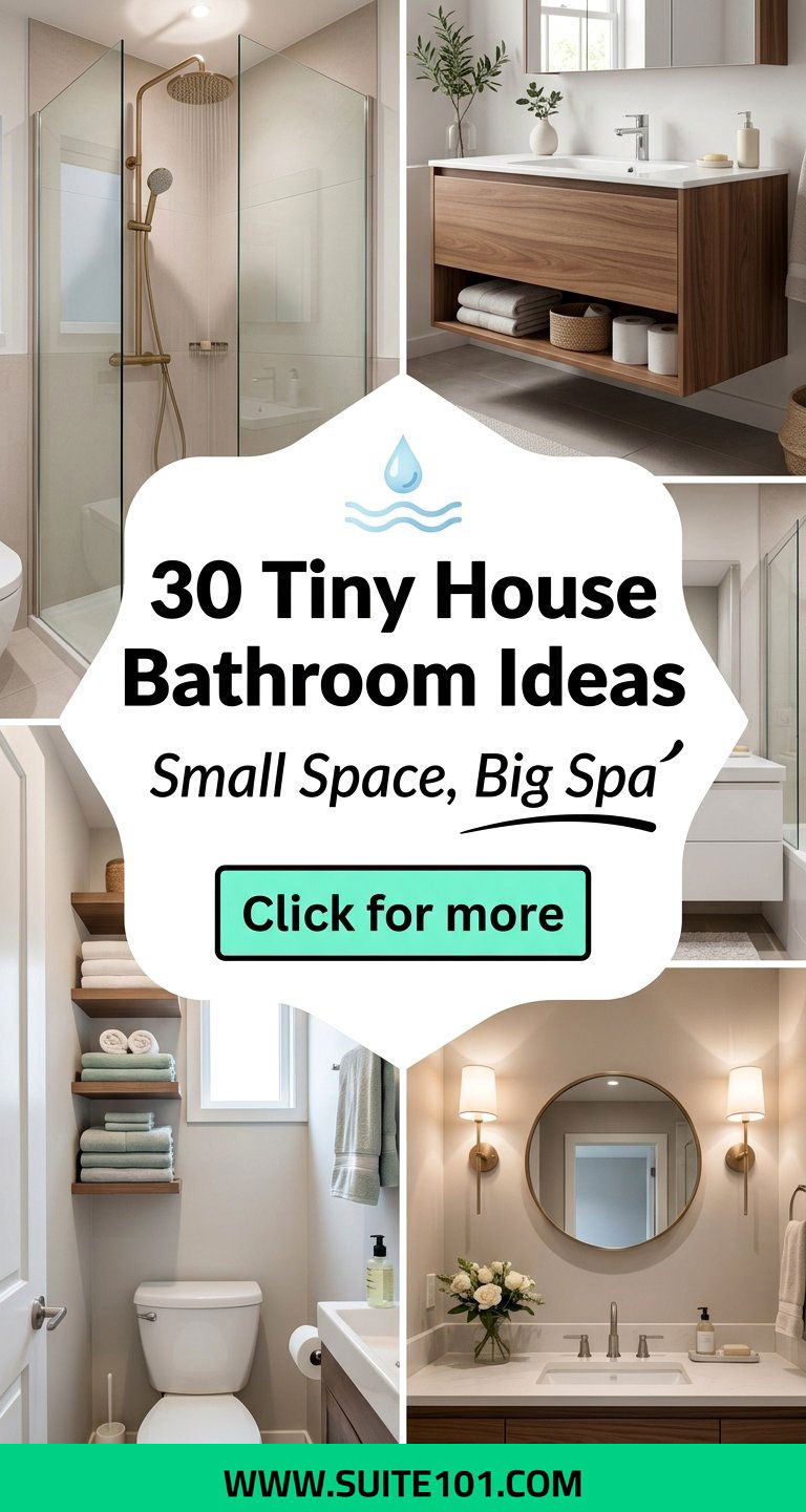 30 Tiny House Bathroom Ideas That Make Small Feel Spa-Like - 30 Tiny House Bathroom Ideas That Make Small Feel Spa-Like