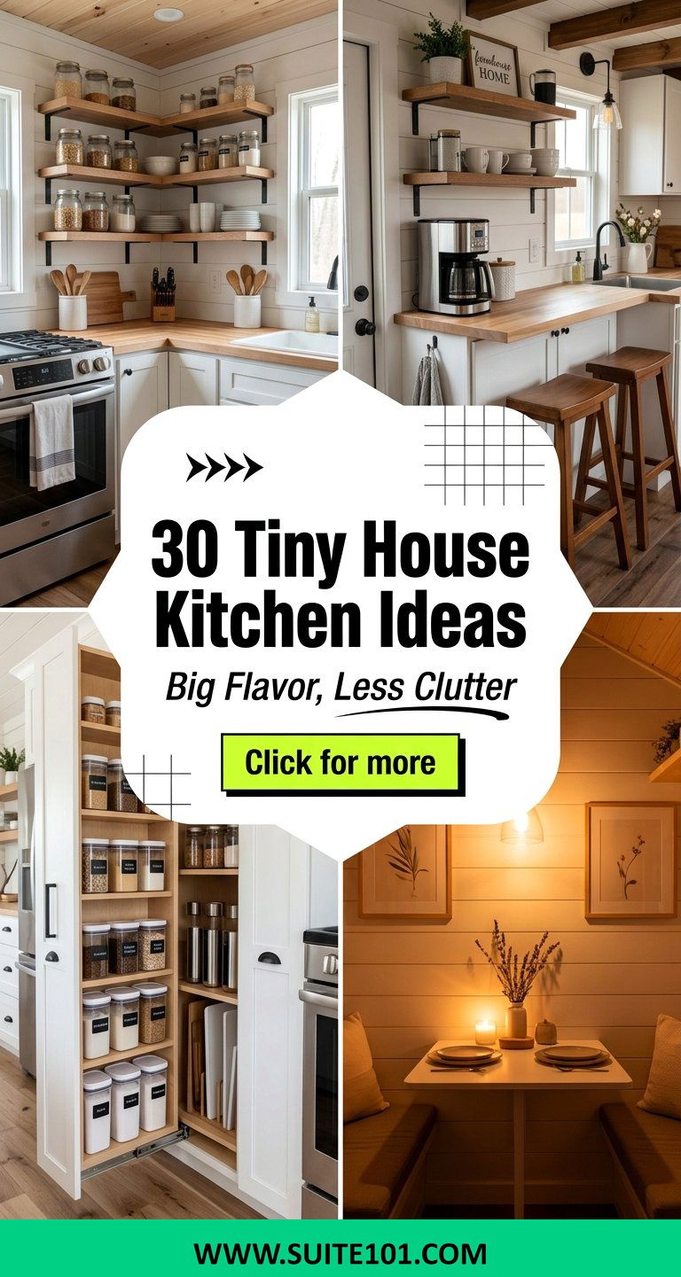 30 Tiny House Kitchen Ideas for Big Flavor in Less Space - 30 Tiny House Kitchen Ideas for Big Flavor in Less Space