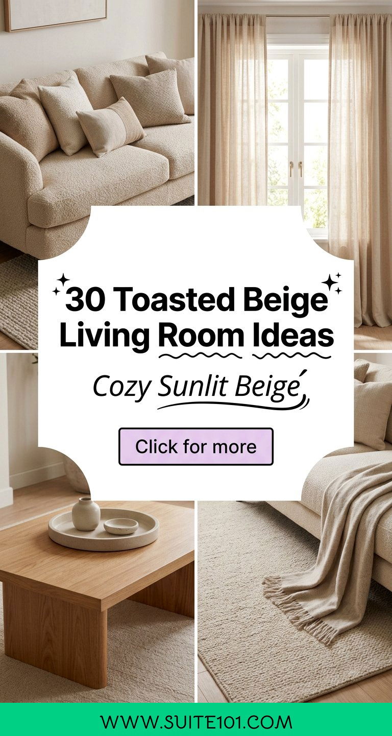 30 Toasted Beige Living Room Ideas for Cozy Sunlit Style - 30 Toasted Beige Living Room Ideas for Cozy, Sunlit Style