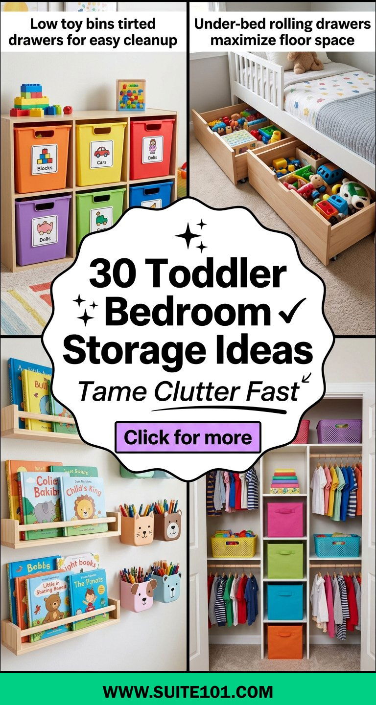 30 Toddler Bedroom Storage Ideas to Tame Clutter Fast Everywhere - 30 Toddler Bedroom Storage Ideas to Tame Clutter Fast Everywhere
