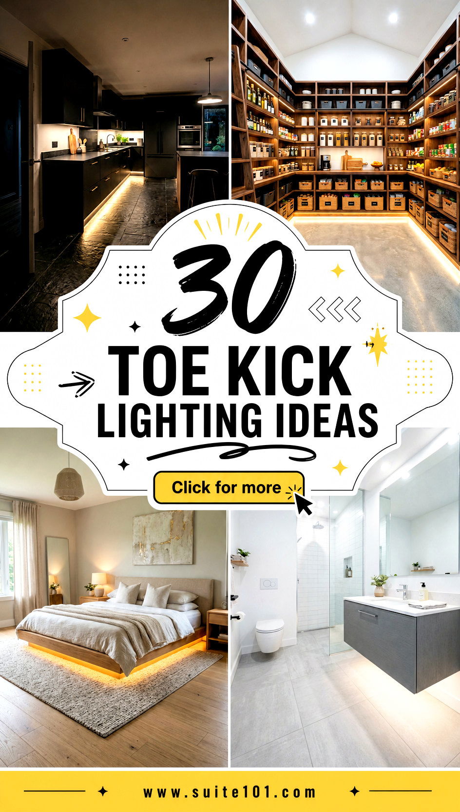 30 Toe Kick Lighting Ideas for a Modern Floating-Edge Look - 30 Toe Kick Lighting Ideas for a Modern, Floating-Edge Look