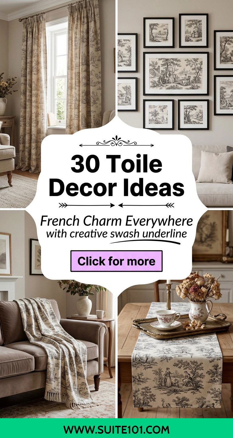30 Toile Decor Ideas to Add French-Inspired Charm Everywhere - 30 Toile Decor Ideas to Add French-Inspired Charm Everywhere