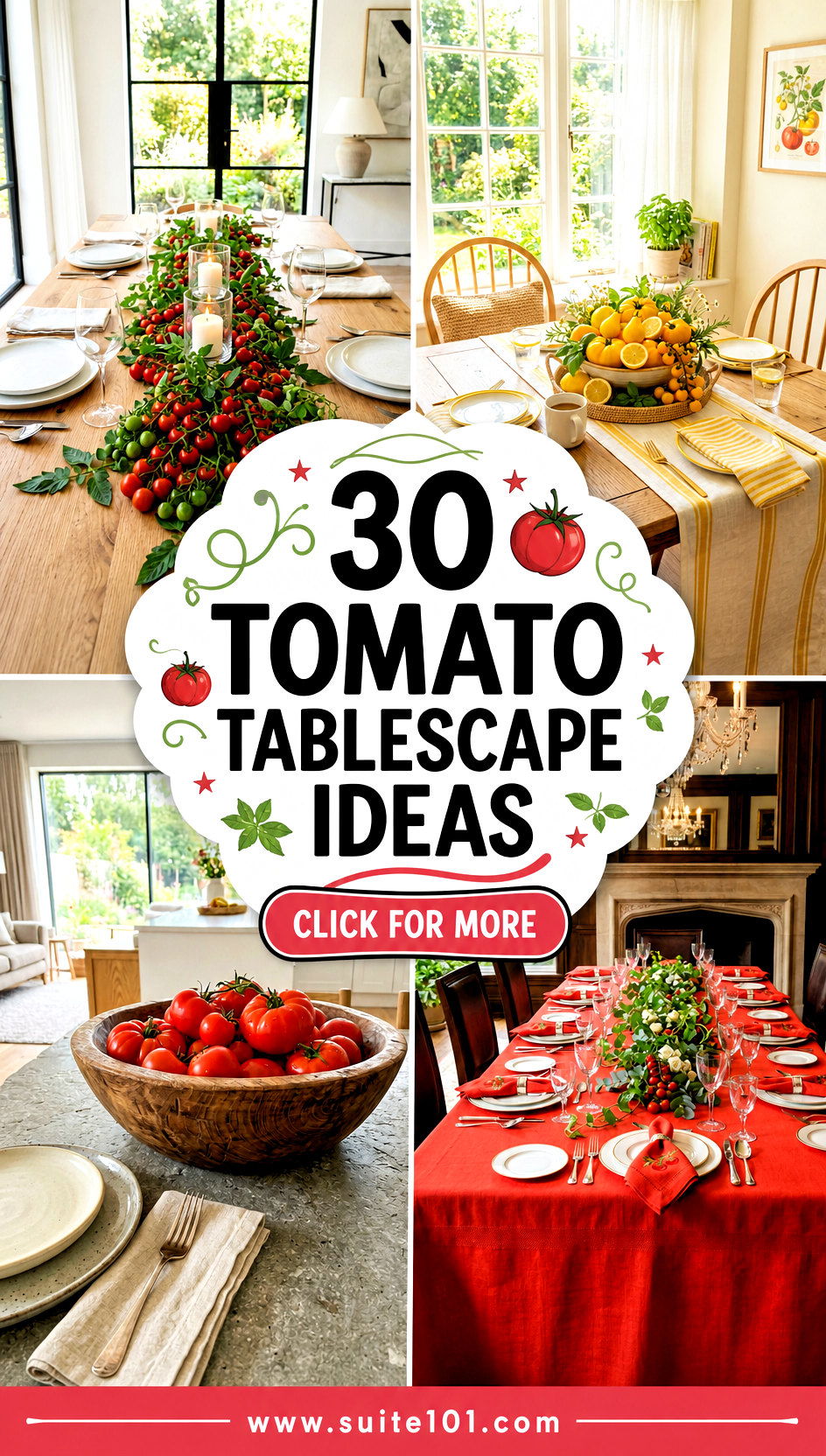 30 Tomato Tablescape Ideas for a Bright Juicy Table Moment - 30 Tomato Tablescape Ideas for a Bright, Juicy Table Moment