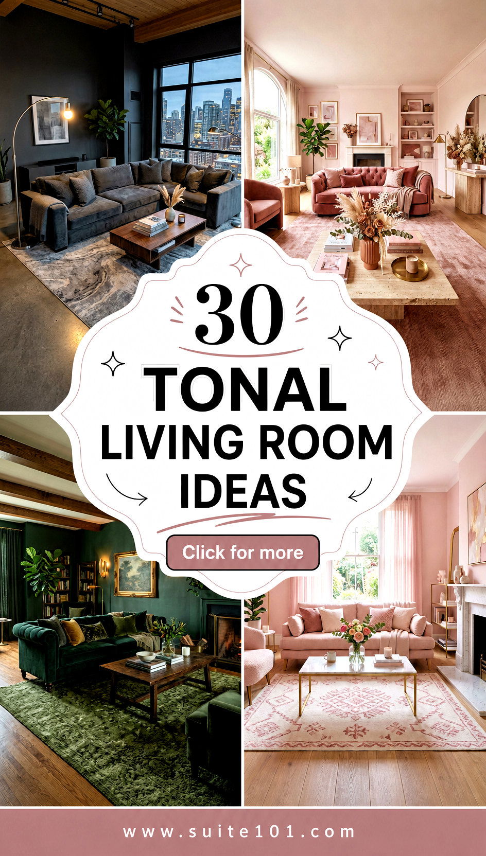 30 Tonal Living Room Ideas for a Calm Cohesive Look Today - 30 Tonal Living Room Ideas for a Calm, Cohesive Look Today