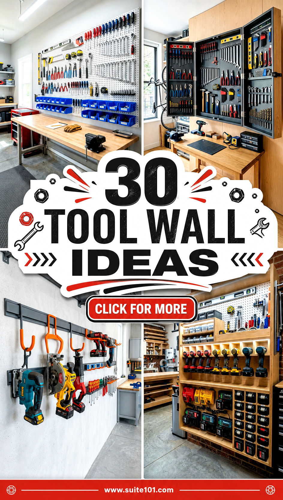 30 Tool Wall Ideas to Organize Your Garage Like a Pro Now - 30 Tool Wall Ideas to Organize Your Garage Like a Pro Now