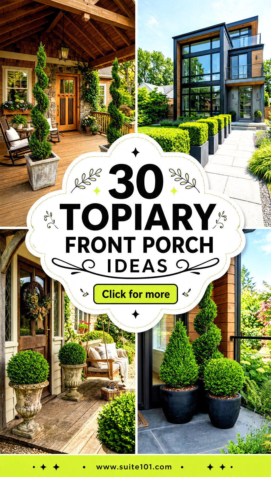 30 Topiary Front Porch Ideas Aesthetic for a Welcoming Entry - 30 Topiary Front Porch Ideas Aesthetic for a Welcoming Entry