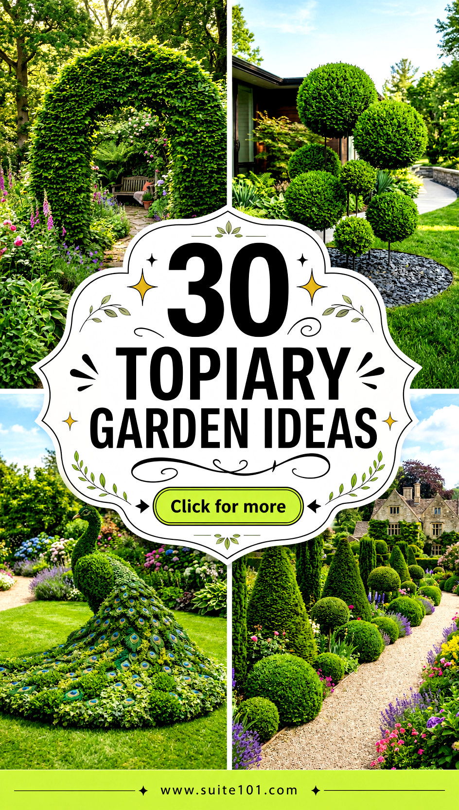 30 Topiary Garden Ideas for Instant Elegance and Easy Style - 30 Topiary Garden Ideas for Instant Elegance and Easy Style