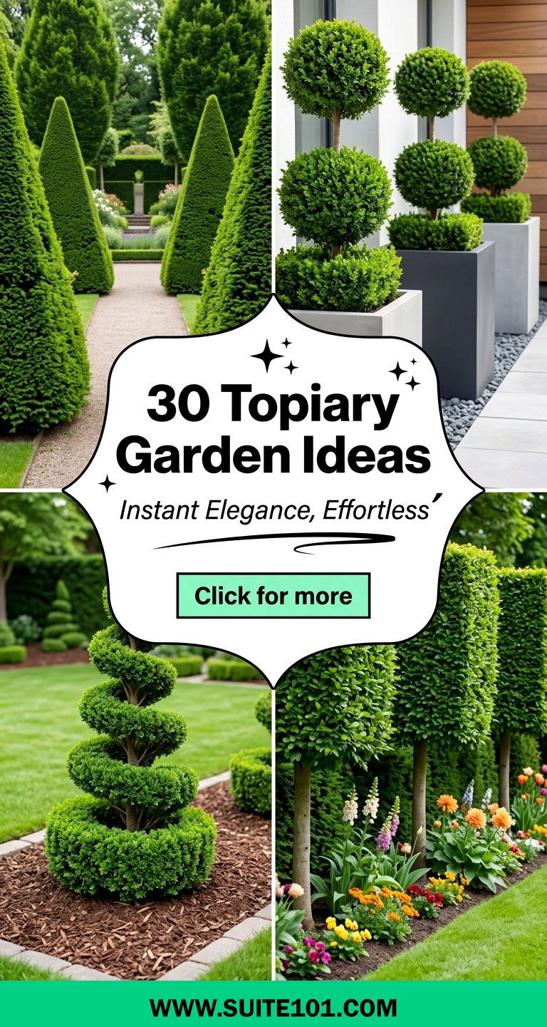 30 Topiary Garden Ideas for Instant Elegance and Easy Style - 30 Topiary Garden Ideas for Instant Elegance and Easy Style