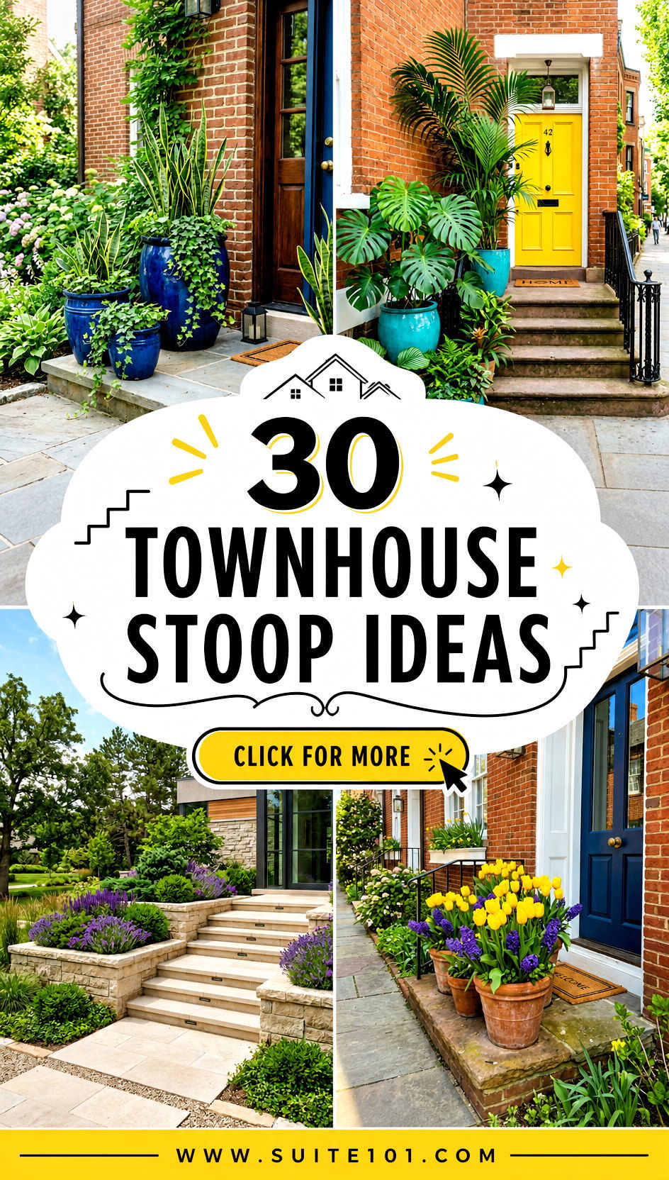 30 Townhouse Stoop Ideas to Upgrade Curb Appeal Fast This Weekend - 30 Townhouse Stoop Ideas to Upgrade Curb Appeal Fast This Weekend