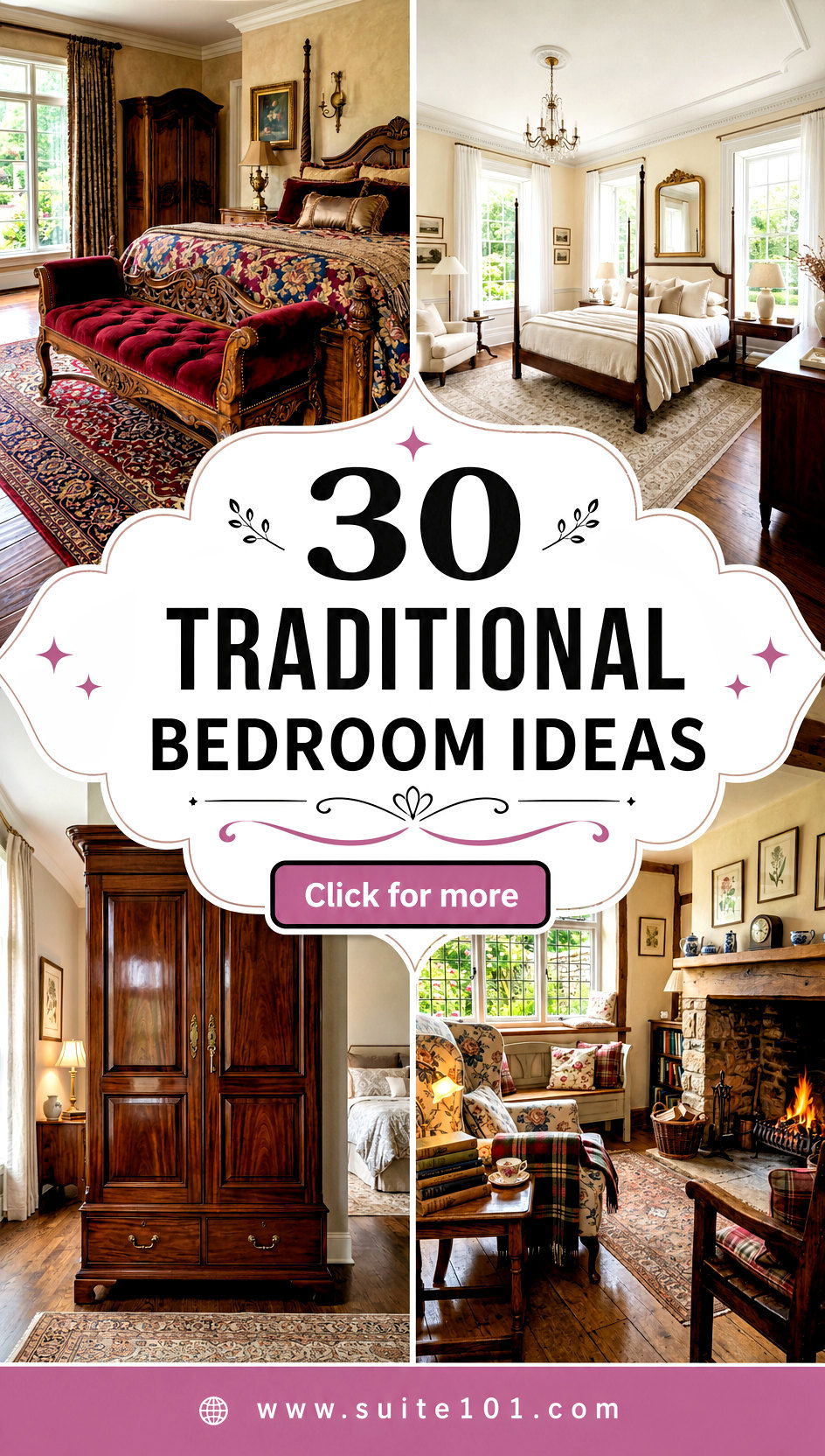 30 Traditional Bedroom Ideas for Cozy Elegance Every Night - 30 Traditional Bedroom Ideas for Cozy Elegance Every Night