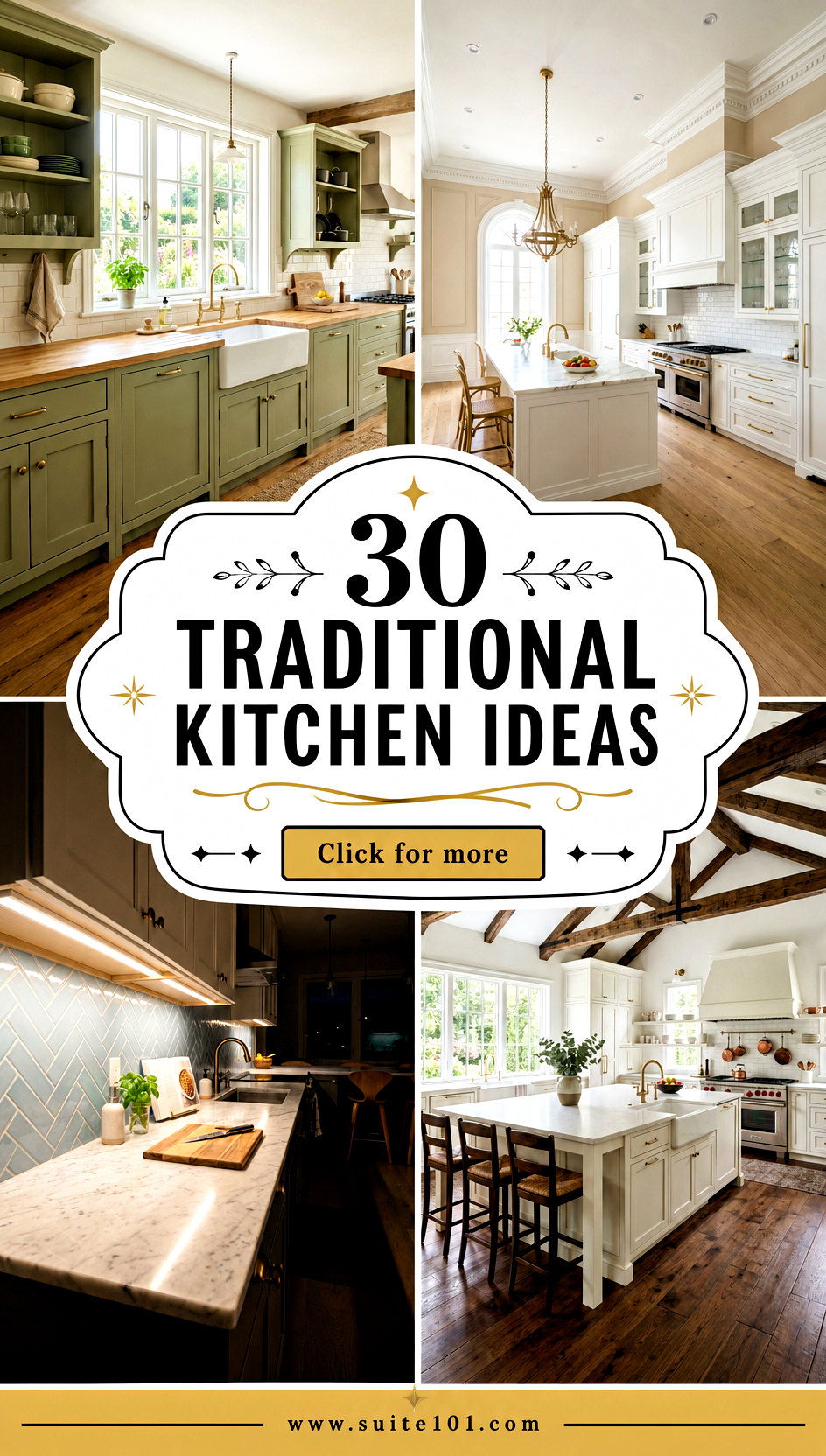 30 Traditional Kitchen Ideas for Warm Charm and Classic Style - 30 Traditional Kitchen Ideas for Warm Charm and Classic Style