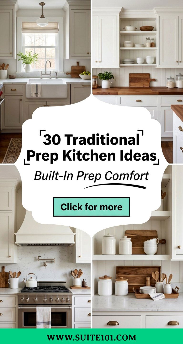 30 Traditional Prep Kitchen Ideas for a Built-In Feel Today - 30 Traditional Prep Kitchen Ideas for a Built-In Feel Today