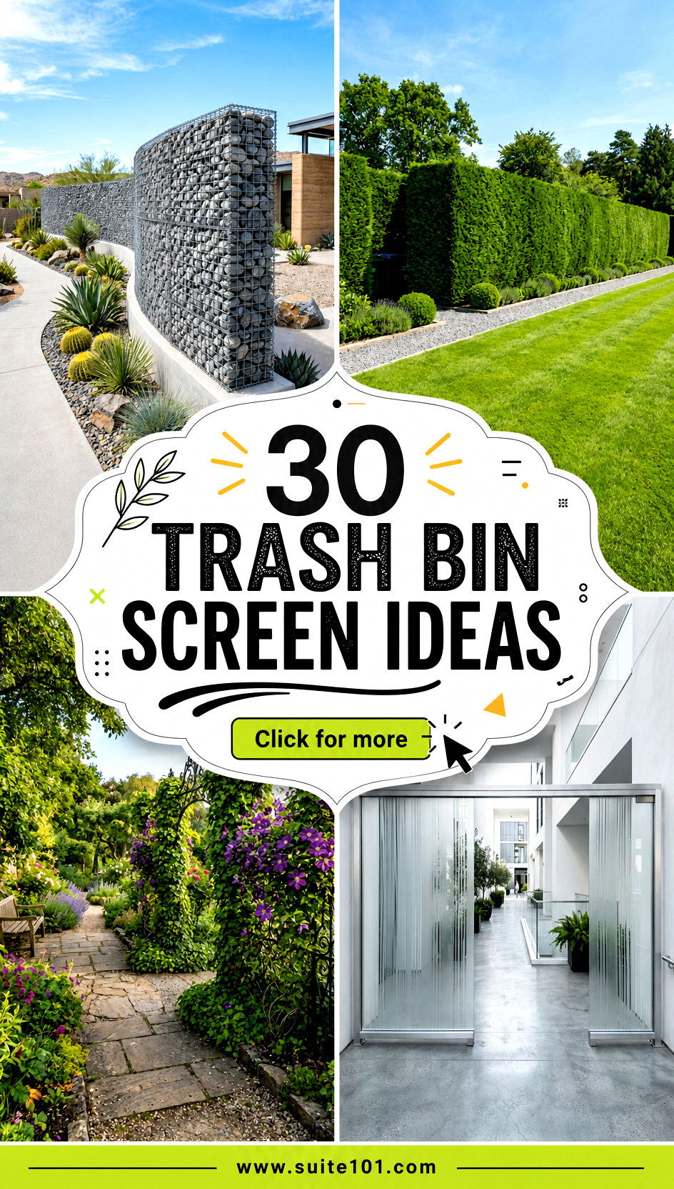 30 Trash Bin Screen Ideas to Hide Clutter and Add Style - 30 Trash Bin Screen Ideas to Hide Clutter and Add Style