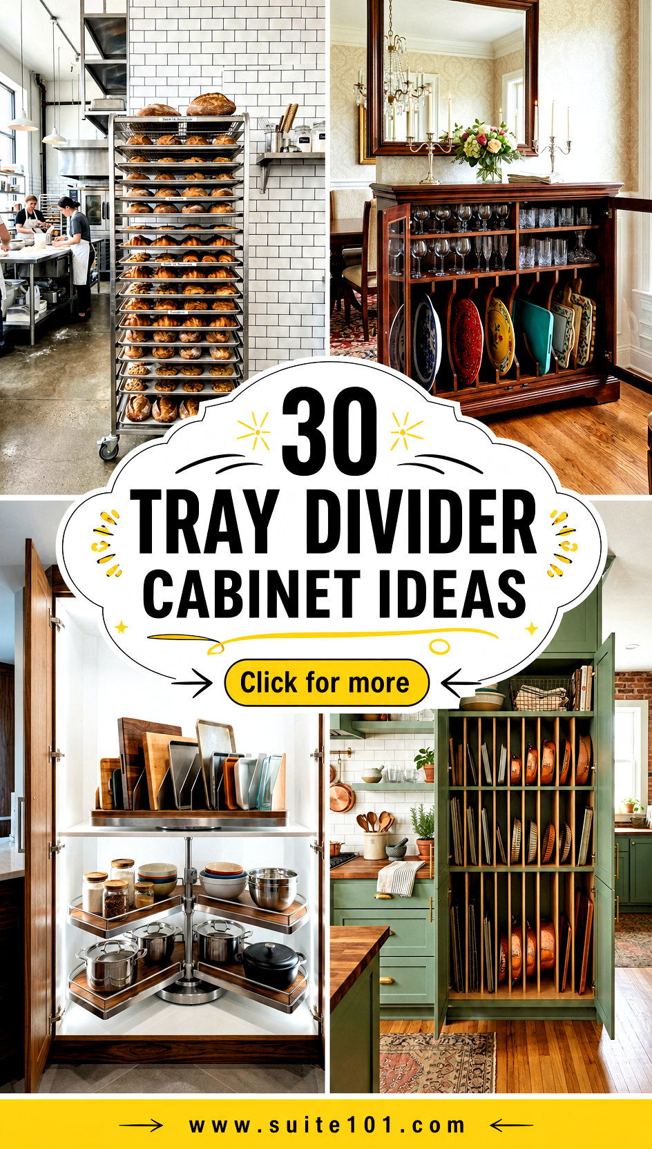 30 Tray Divider Cabinet Ideas for Neat Easy-To-Find Storage - 30 Tray Divider Cabinet Ideas for Neat, Easy-To-Find Storage