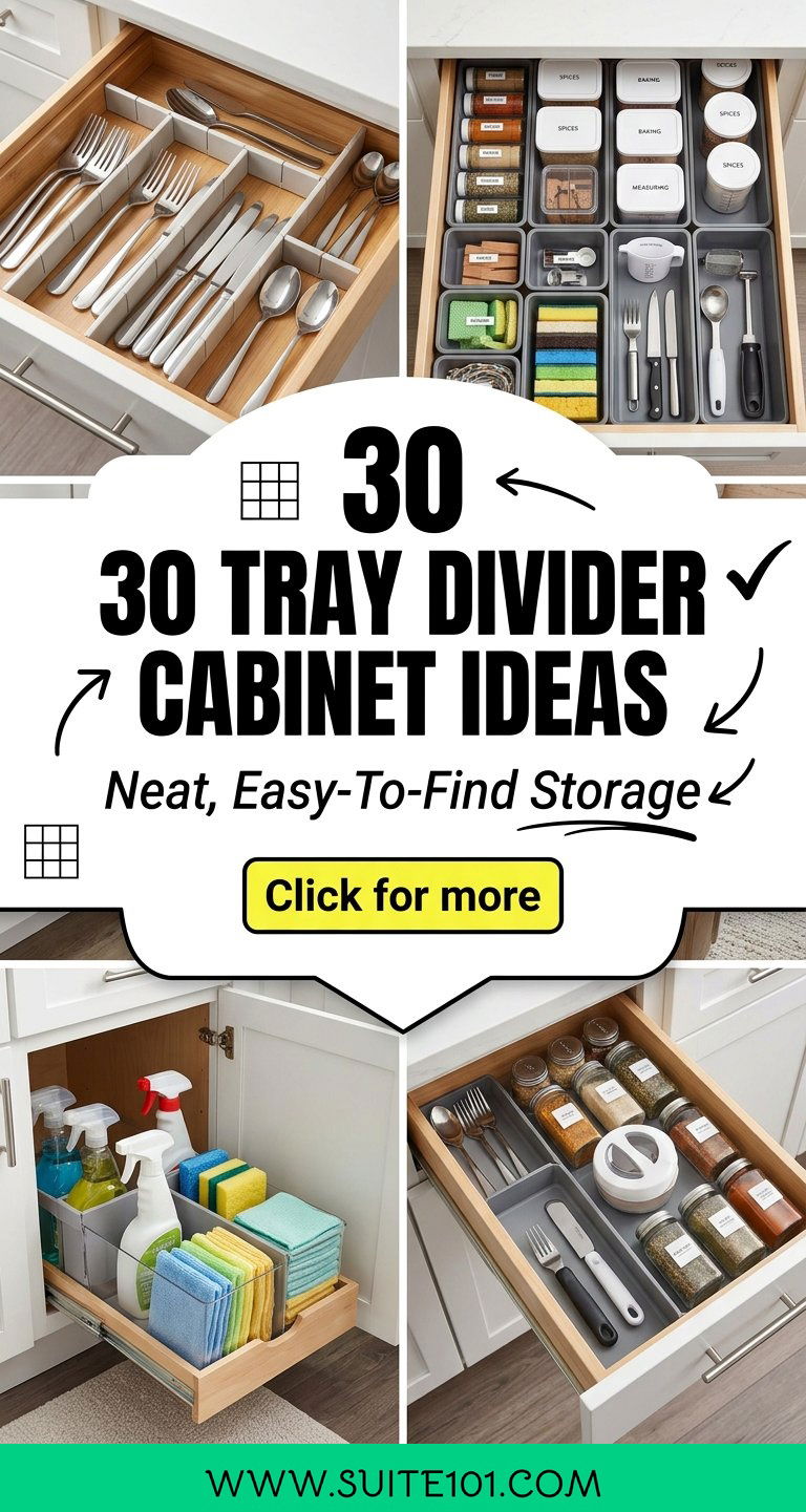 30 Tray Divider Cabinet Ideas for Neat Easy-To-Find Storage - 30 Tray Divider Cabinet Ideas for Neat, Easy-To-Find Storage