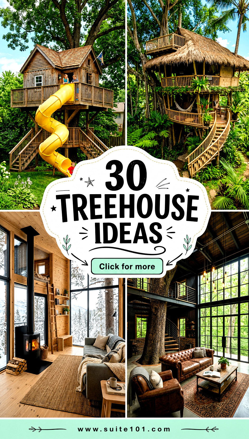 30 Treehouse Ideas for Building the Ultimate Backyard Retreat - 30 Treehouse Ideas for Building the Ultimate Backyard Retreat