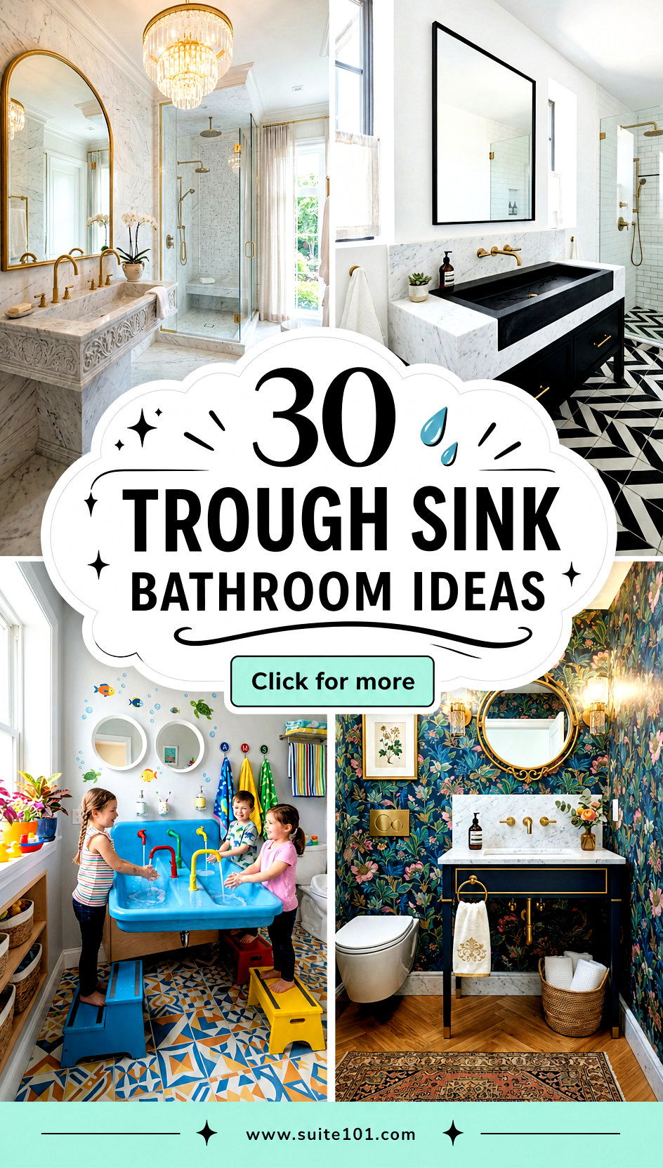 30 Trough Sink Bathroom Ideas for Spa-Style Function and Style - 30 Trough Sink Bathroom Ideas for Spa-Style Function and Style