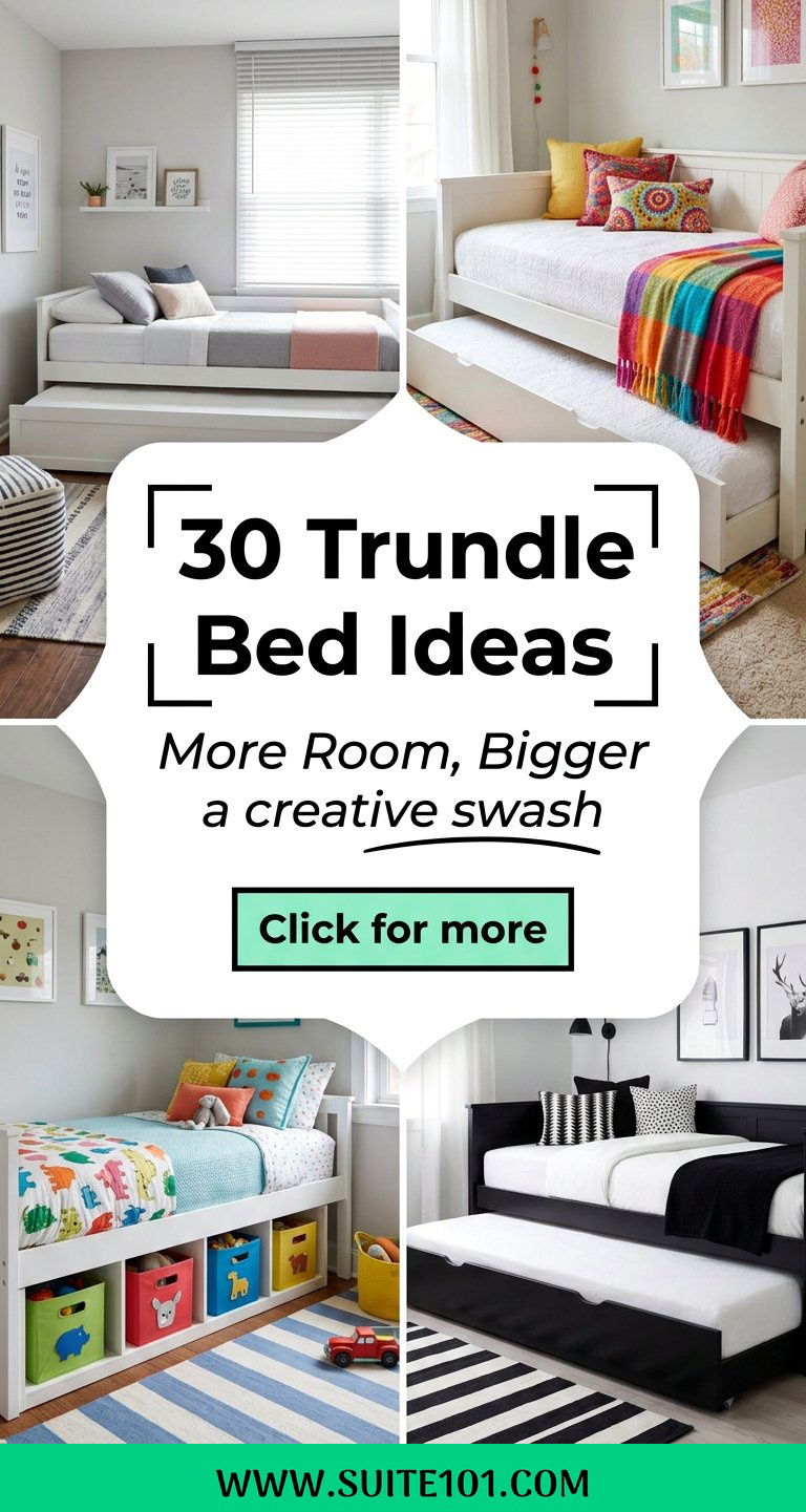 30 Trundle Bed Ideas That Make Small Rooms Feel Bigger Better - 30 Trundle Bed Ideas That Make Small Rooms Feel Bigger, Better