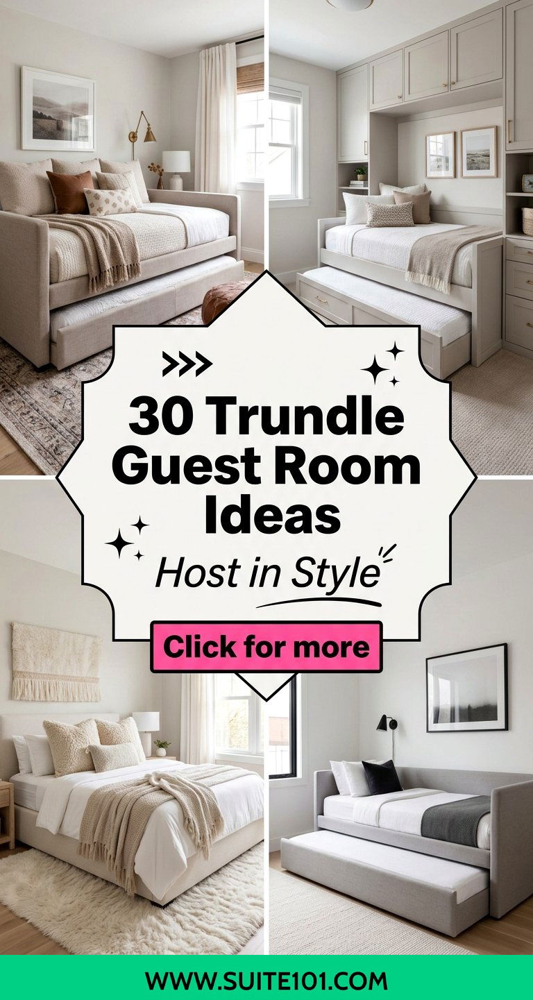 30 Trundle Guest Room Ideas for a Stylish Space-Saving Stay - 30 Trundle Guest Room Ideas for a Stylish, Space-Saving Stay