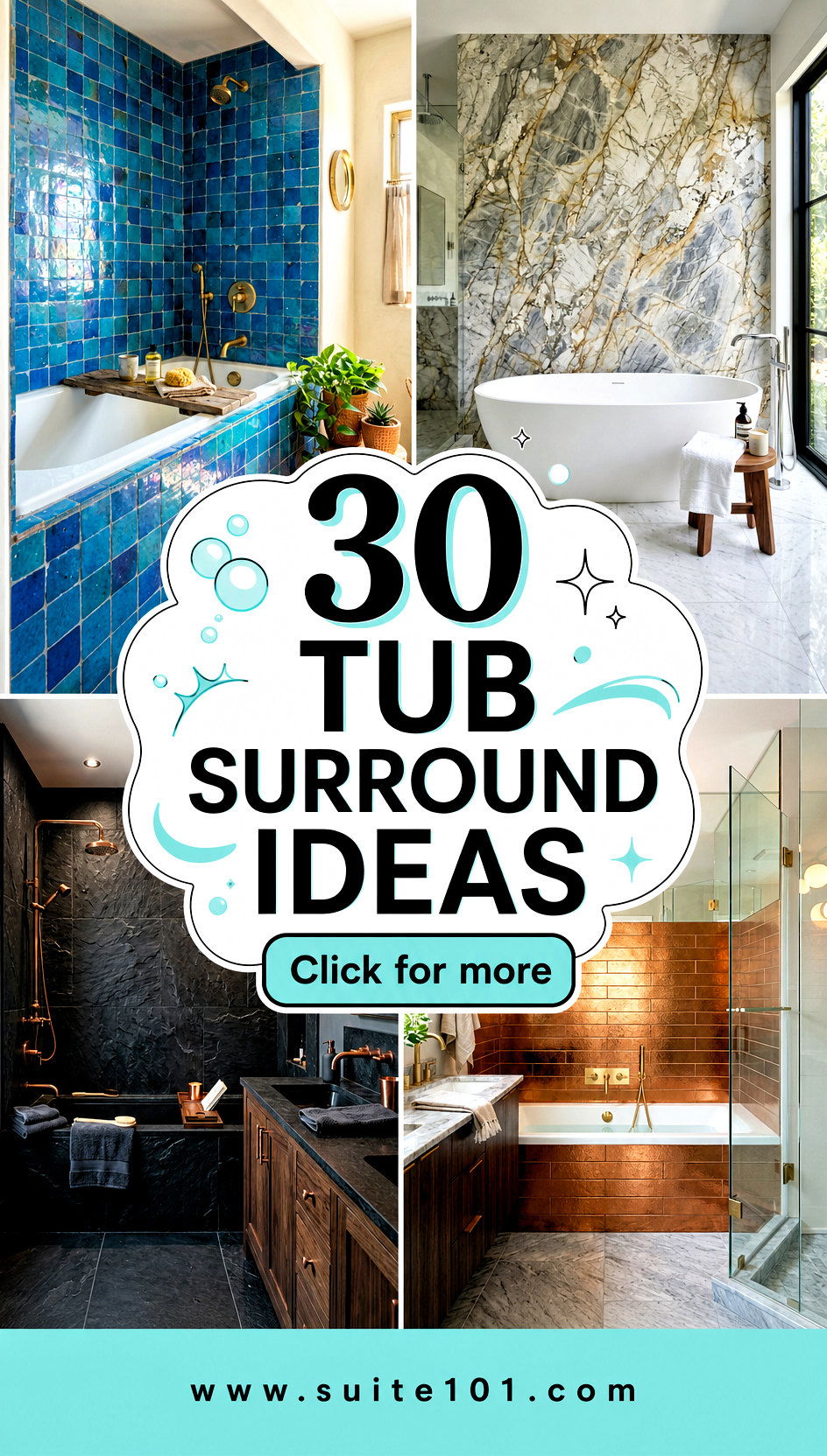 30 Tub Surround Ideas for a Spa-Like Bathroom That Feels Fresh - 30 Tub Surround Ideas for a Spa-Like Bathroom That Feels Fresh