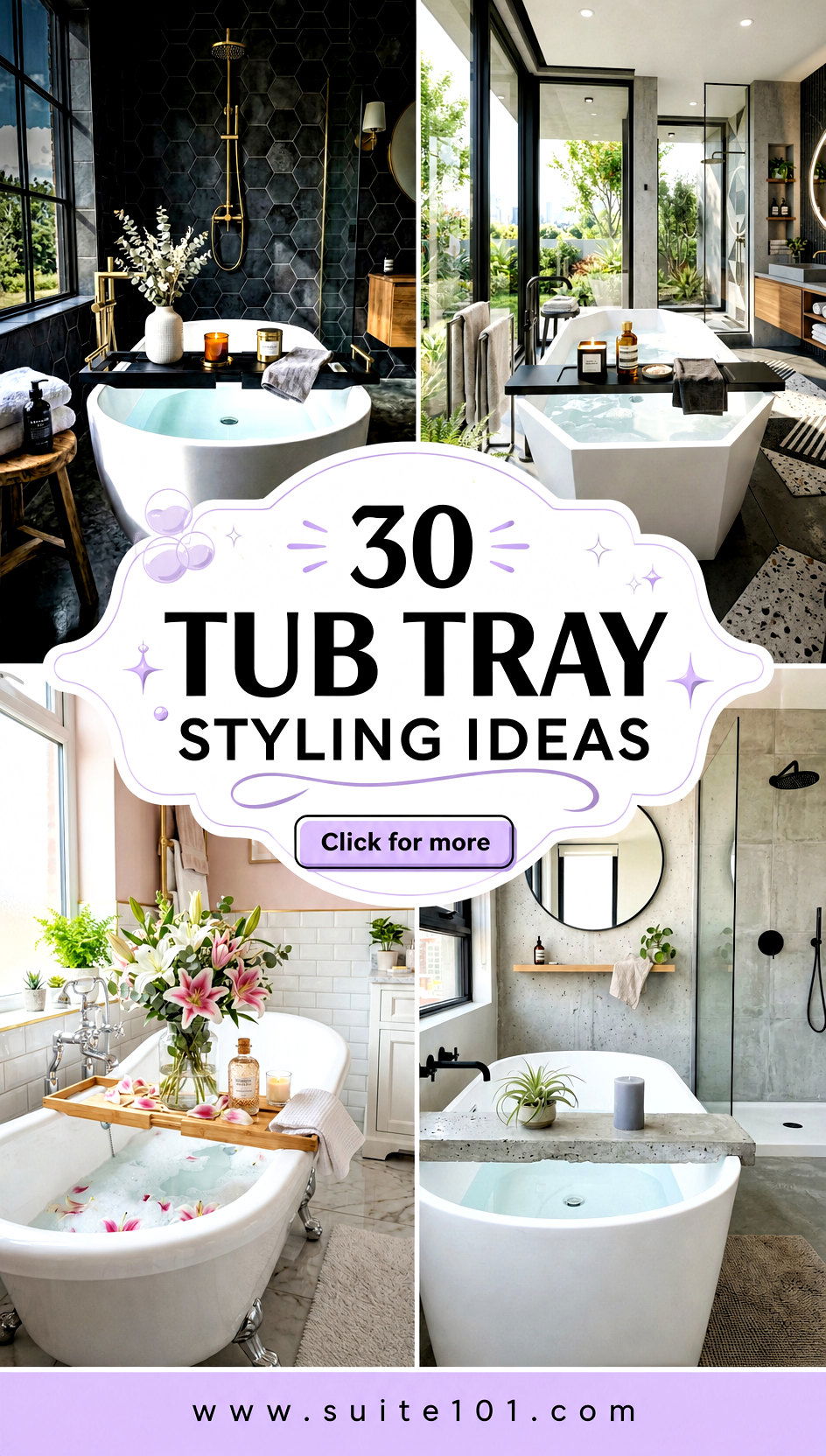30 Tub Tray Styling Ideas to Elevate Every Soak with Luxury - 30 Tub Tray Styling Ideas to Elevate Every Soak with Luxury