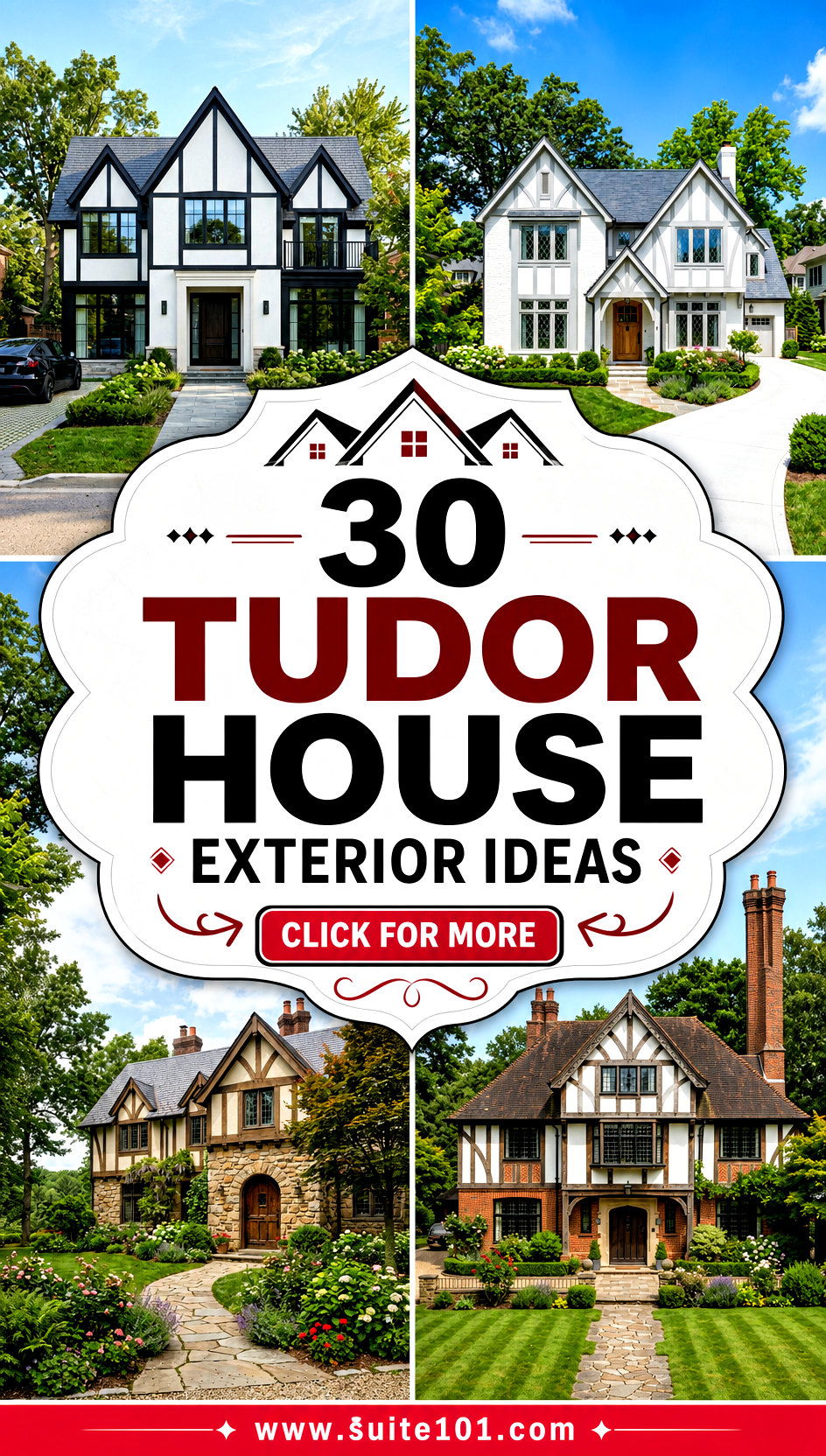 30 Tudor House Exterior Ideas for Authentic Curb Appeal - 30 Tudor House Exterior Ideas for Authentic Curb Appeal