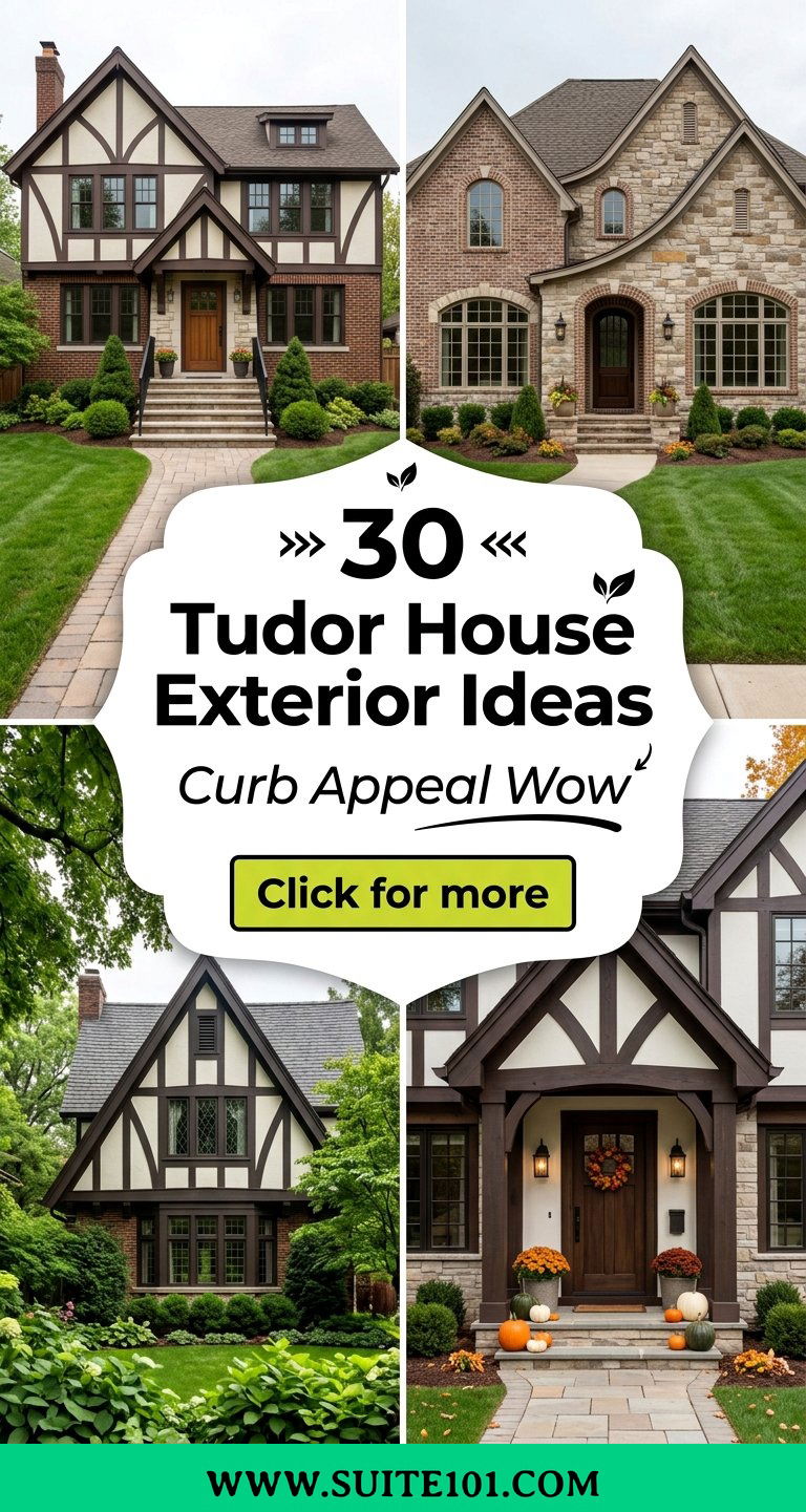 30 Tudor House Exterior Ideas for Authentic Curb Appeal - 30 Tudor House Exterior Ideas for Authentic Curb Appeal
