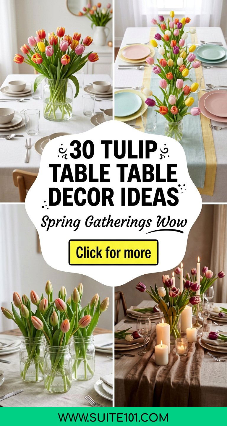 30 Tulip Table Decor Ideas for Stunning Spring Gatherings - 30 Tulip Table Decor Ideas for Stunning Spring Gatherings