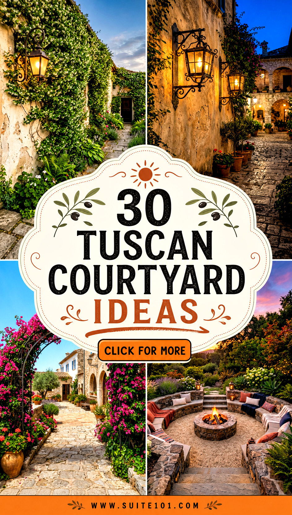 30 Tuscan Courtyard Ideas to Build a Cozy Old-World Escape - 30 Tuscan Courtyard Ideas to Build a Cozy Old-World Escape