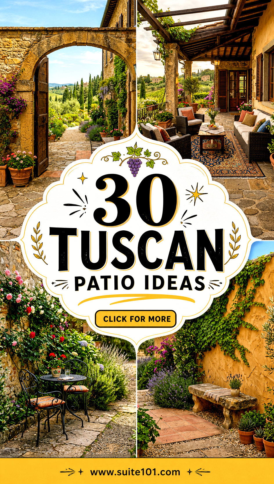 30 Tuscan Patio Ideas for Warm Rustic Outdoor Style That Lasts - 30 Tuscan Patio Ideas for Warm, Rustic Outdoor Style That Lasts