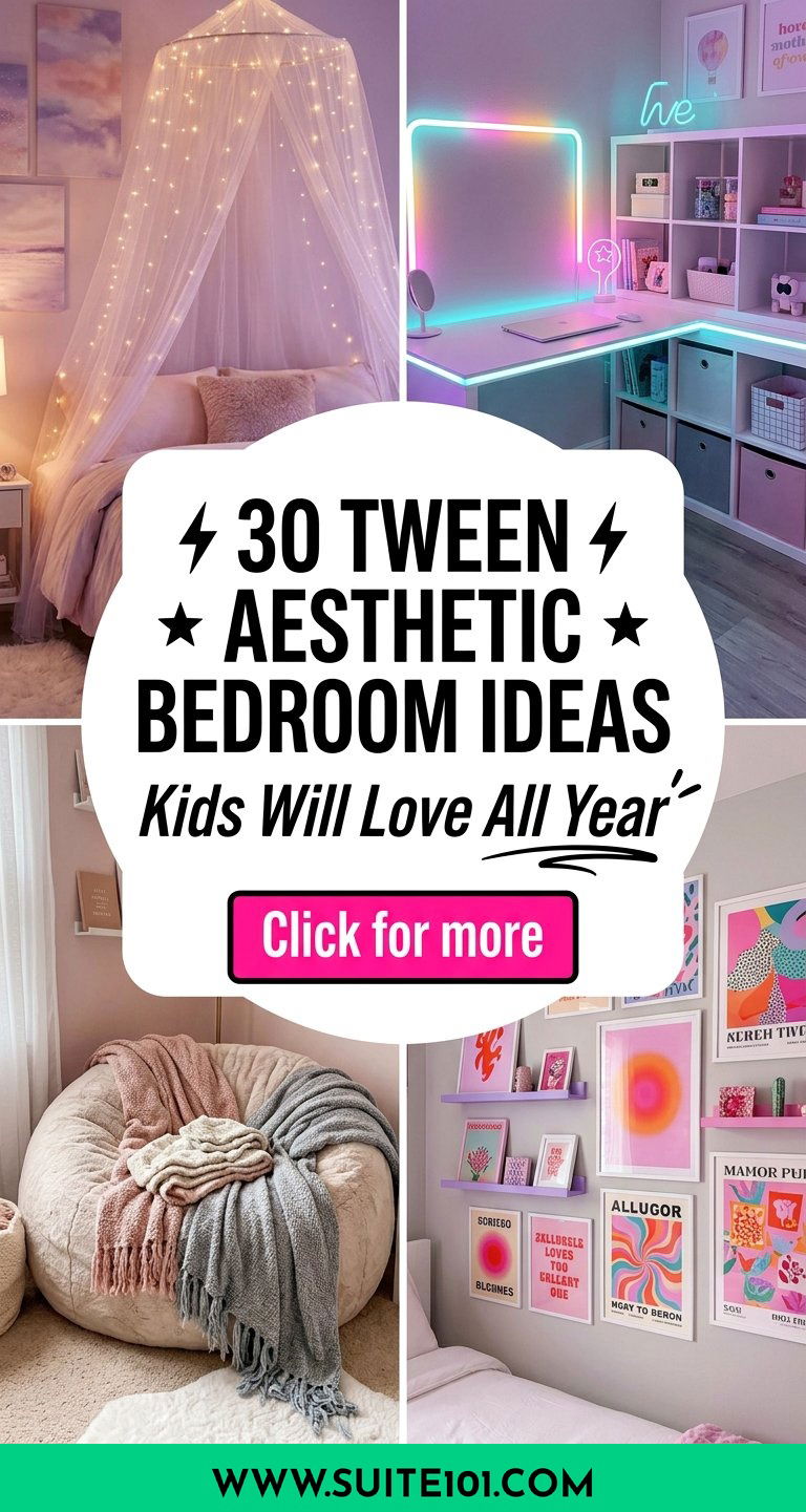 30 Tween Aesthetic Bedroom Ideas Kids Will Love All Year - 30 Tween Aesthetic Bedroom Ideas Kids Will Love All Year