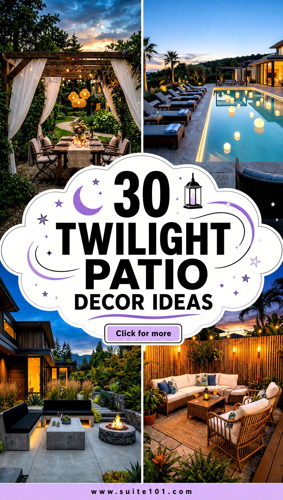 30 Twilight Patio Decor Ideas for Cozy Nights Under the Lights - 30 Twilight Patio Decor Ideas for Cozy Nights Under the Lights