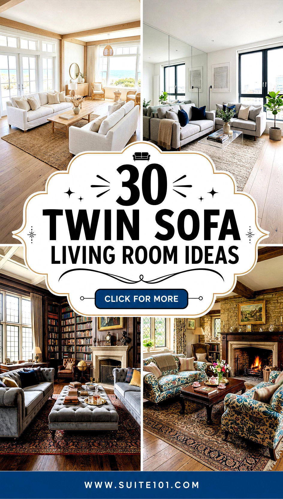 30 Twin Sofa Living Room Ideas for Small-Space Comfort - 30 Twin Sofa Living Room Ideas for Small-Space Comfort