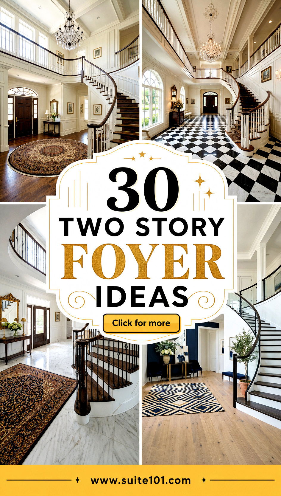 30 Two Story Foyer Ideas to Make Your Entry Feel Grand Now - 30 Two Story Foyer Ideas to Make Your Entry Feel Grand Now